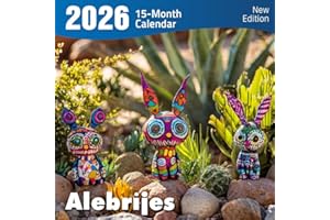 Alebrijes 2026 Calendar: vibrant spirit creatures from Mexican folklore