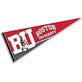 College Flags & Banners Co. Boston Terriers Wordmark Logo Pennant Banner Flag