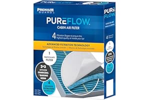 PREMIUM GUARD PureFlow Cabin Air Filter PC99594X | Fits 2022-2025 Hyundai Tucson, 2021-2025 Elantra, Santa Fe, 2023-2025 Kia Sportage, 2021-2025 Sorento, 2021-2024 K5, 2022-2025 Santa Cruz, Ioniq 5