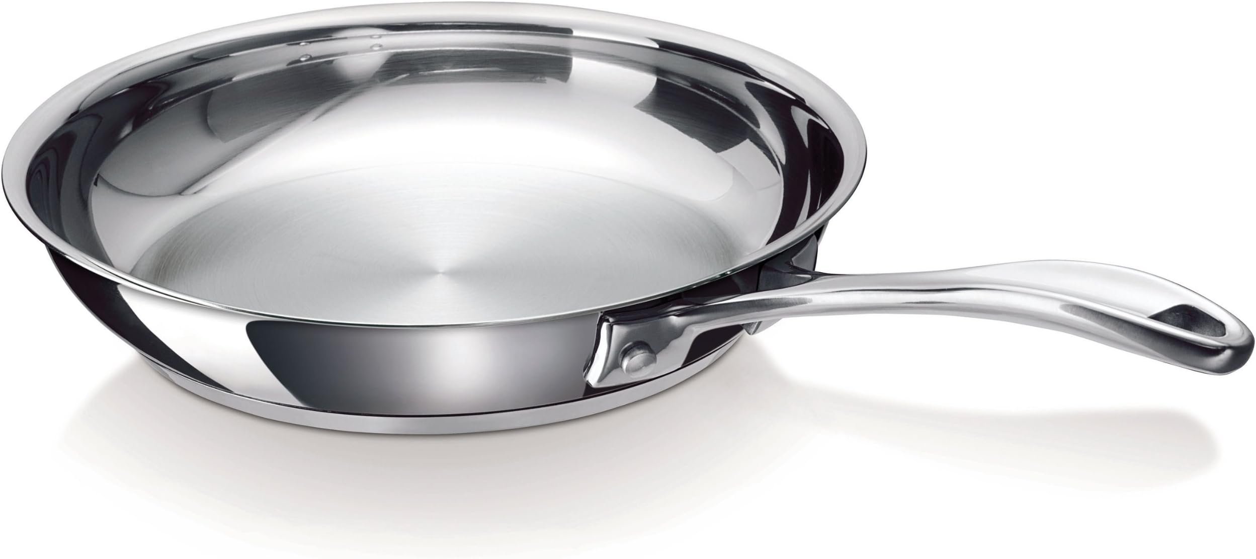 Chef 12068414 Frying Pan Stainless Steel True 30 cm, Silver