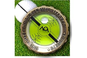 BIRDIE79 SlopeMaster ProGreen Reader Within 1.5M(4.9feet)- Golf Hat Clip Ball Marker with High Precision Green Reading Aid Golf Accessories for Men and Women. (1)