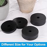 PATIKIL Rubber Vibration Isolation Washer 2.8" OD 0.5" ID 0.4" Thick view 6