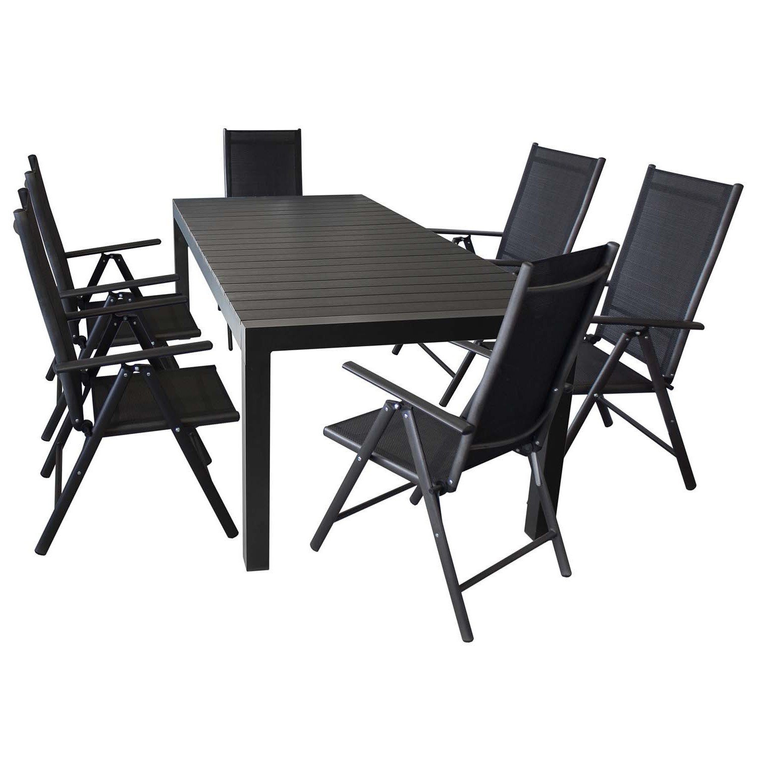 Gartenmöbel Terrassenmöbel Set Sitzgruppe Sitzgarnitur - Aluminium