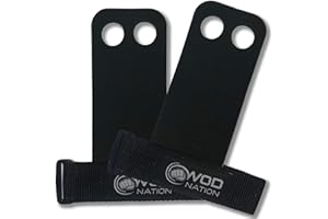 WOD Nation Barbell Gymnastics Grips Perfect for Pull-up Training, Kettlebells. Hand Grips for Cross Training, Weight Lifting, and Cross Training - Grips for Men and Women - Tactical Grips