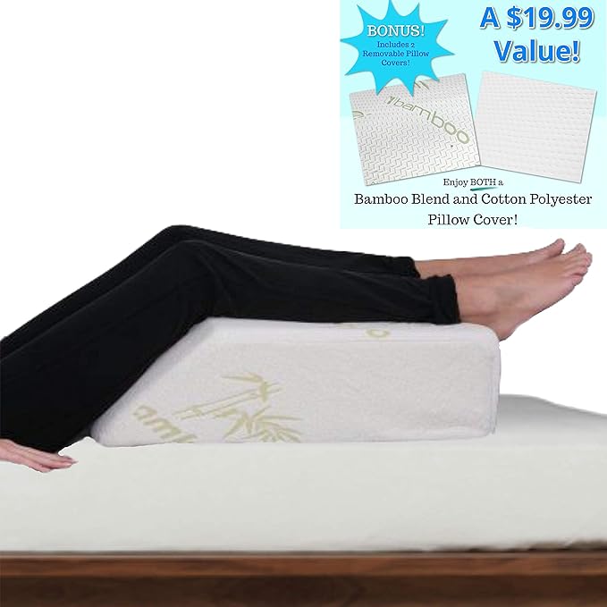 Chair Double Foam Leg Elevator Cushion Washable Cover Leg Head Knee Memory Foam Pillow Supports Back Lijunjp Leg Rest Pillow For Bed Bedding Bed Pillows Positioners Brilliantpala Org