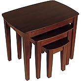 Winsome Wood Nesting Table, Antique Walnut