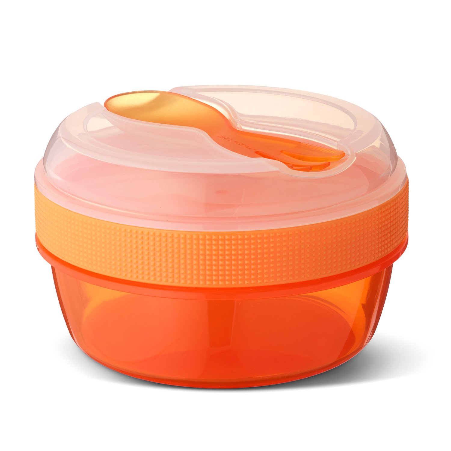 Carl Oscar Nice Cup Small Snack Box, bento box, lunchbox with cooling pack, keeps cool for several hours, includes cutlery Orange