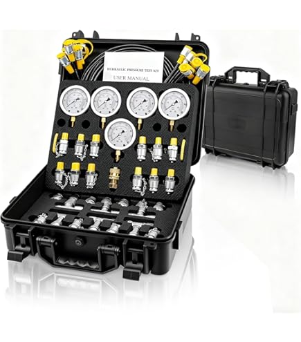 XZT 60M Hydraulic Pressure gauges Set,Test Hose,Hydraulic Pressure