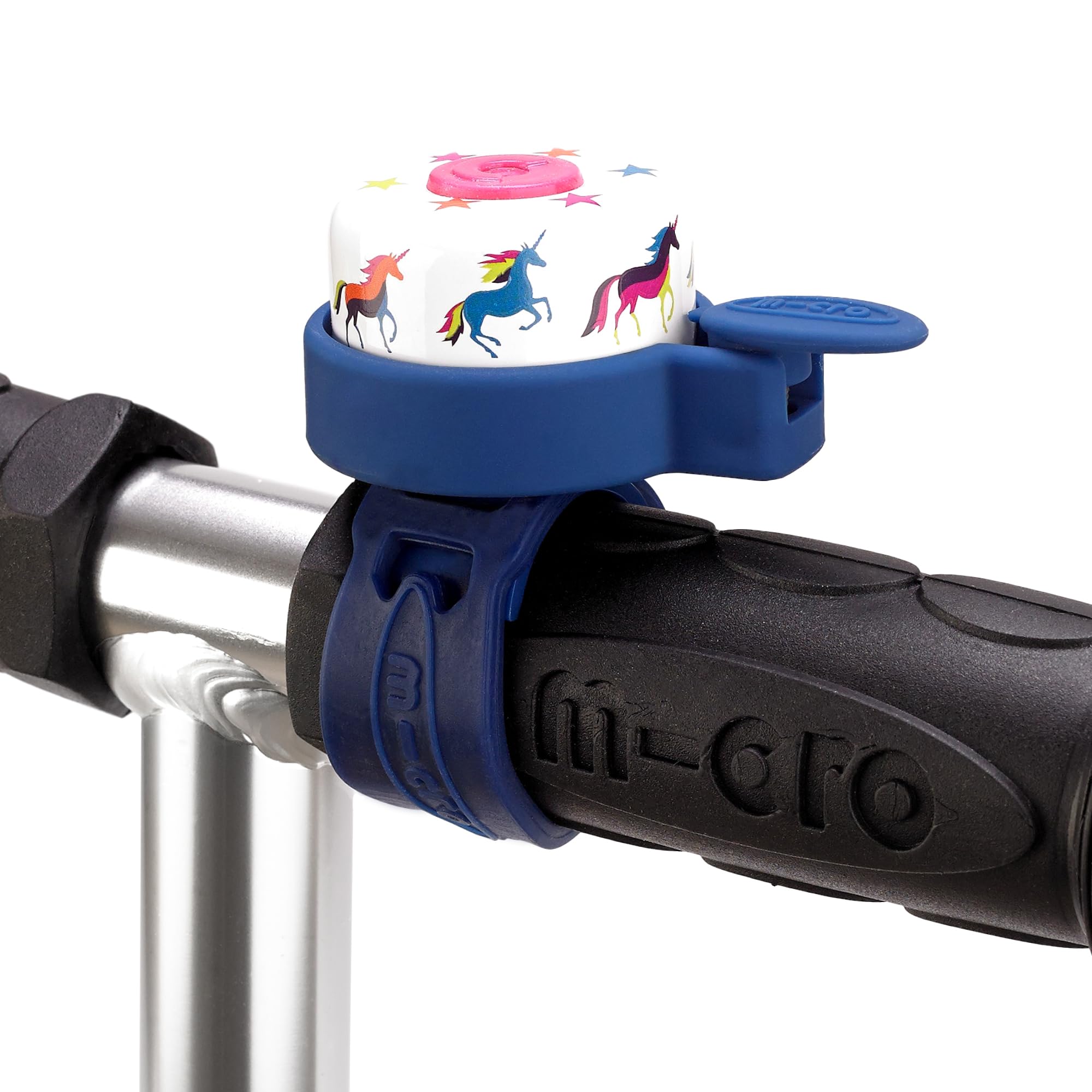 Micro Scooters | Universal Bike/Scooter Pattern Handlebar Bell | Kids Bike Accessories | Loud | Waterproof | Boys & Girls | Unicorn — image 1