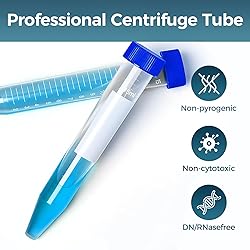 100Pack 15ml Centrifuge Tubes with Screw