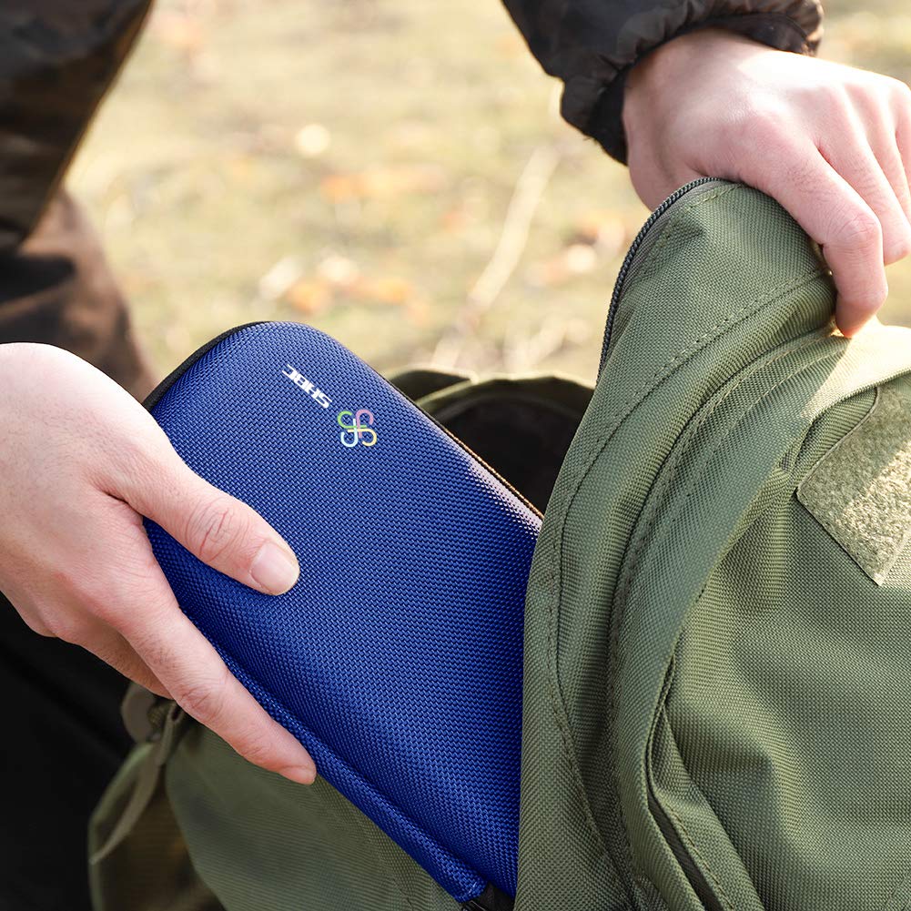 SHBC Insulin Cooler Travel Case for Diabetic Organize Medication Insulated Cooling Bag with 2 Ice Packs Blue…