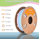 ERYONE Matte PLA Filament 1.75mm Rainbow 1kg 2.2lb Spool view 4