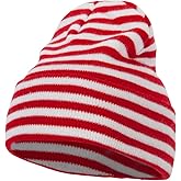 e4Hats.com Trendy Striped 12 Inch Long Cuff Beanie