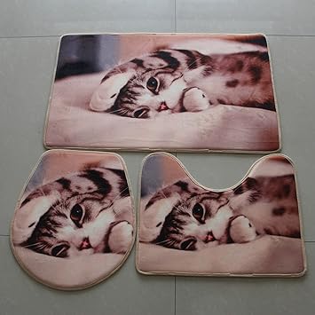 Badaccessoires Farbe : 8 Unbekannt Blended Teppich Badezimmer Fußmatte