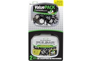 SOFTSPIKES Golf Cleats Fast Twist 3.0 Value Pack - Black - Also Fits Tri-Lok, Slim-Lok, and Tour Lock Cleat Systems