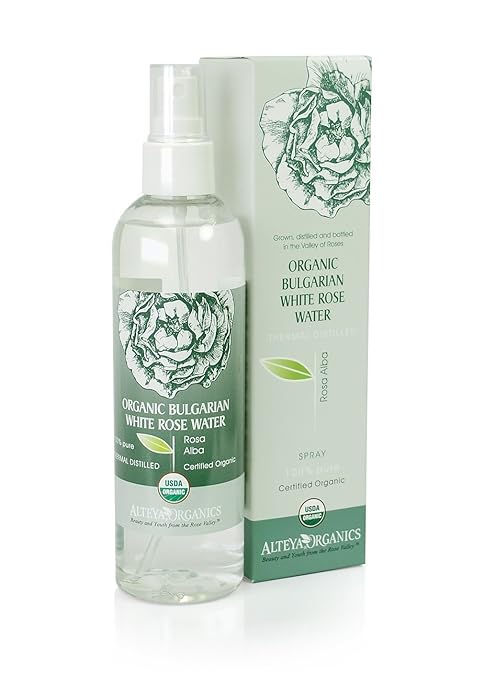 title=Alteya Organic Acqua di Bulgara Rosa Bianca 250 ml Spray – 100% USDA certificata