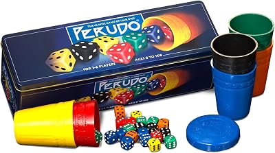 University Games Perudo Game Blue: Liar Dice, 2-6 Players, 8+