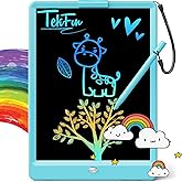 TEKFUN LCD Writing Tablet for Kids, 10-inch Coloring Drawing Pad, Mess Free Doodle Board, Christmas Gifts for Boys and Toddlers, Toys for 3 4 5 6 7 8 Year Old Girls(Blue)