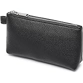 YONBEN PU Leather Makeup Simple and Convenient Handbag Small Exquisite Storage Bag (Pu/Black)