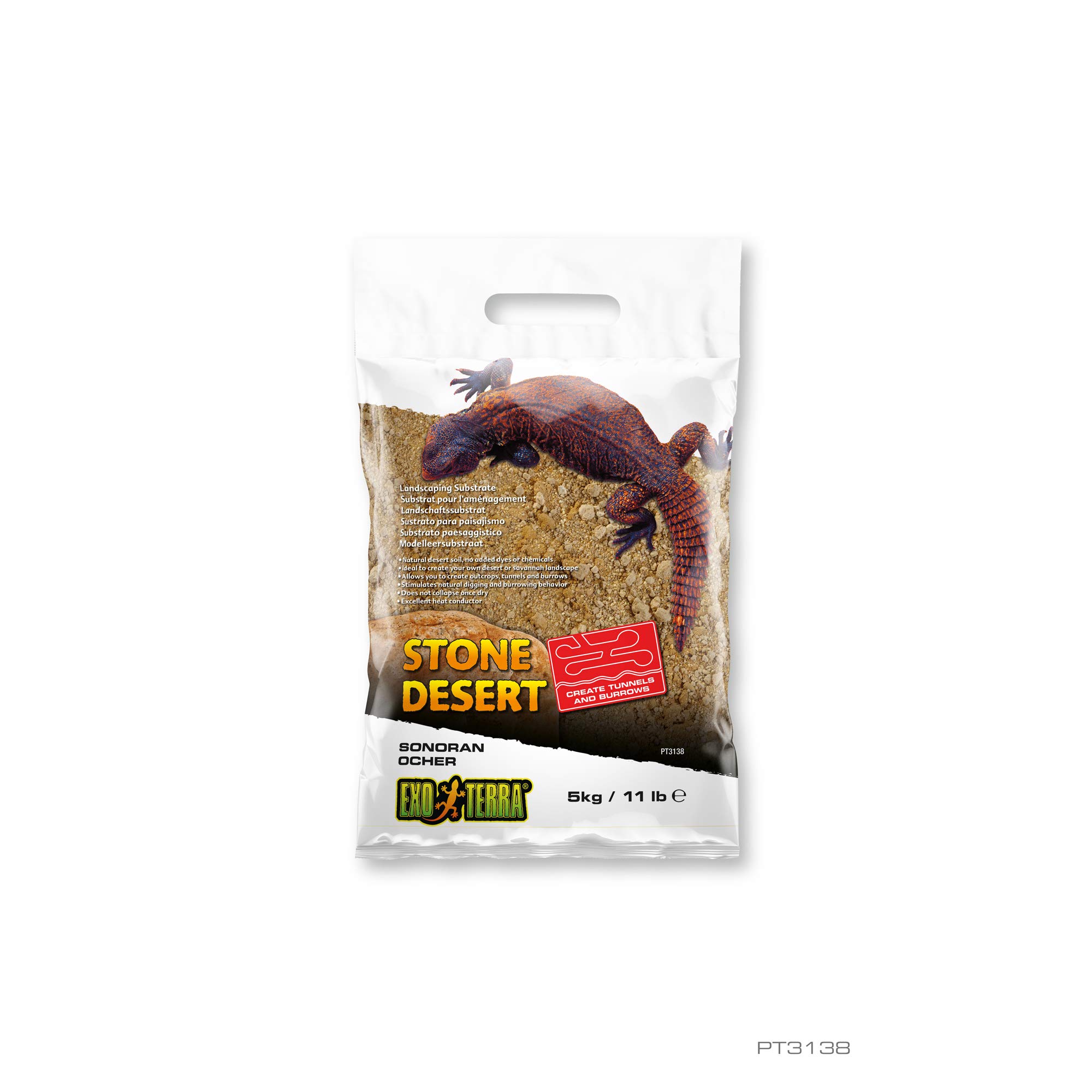 Exo Terra Ochre Stone Desert Substrate 5 KG