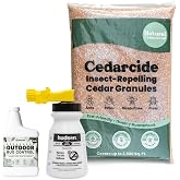 Cedarcide Outdoor Lawn and Garden Kit (Small) Includes Outdoor Bug Control Concentrate Cedar Oil Pint and Cedarcide Granules