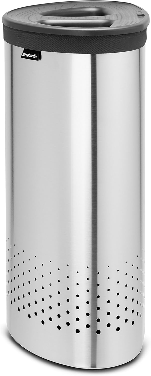 Brabantia 105029 Laundry bin selector 55 Litre, Matt Steel BigaMart