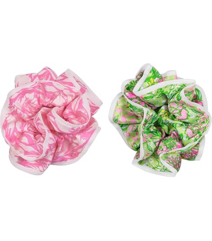 Amazon.com : Lilly Pulitzer Scrunchie Set, 2-Pack Satin  display picture 1