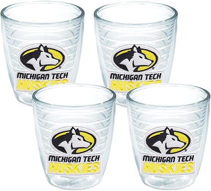 Buy Tervis 1227537 Michigan Tech Huskies Tumbler With Emblem 4 Pack 12oz Clear Online At Low Prices In India Amazon In