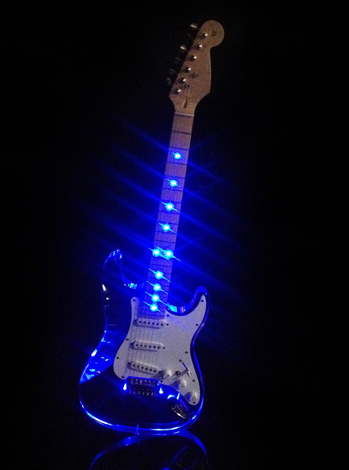 L'MS Clear Acrylic See-Thru Body Vintage Style Electric ... electric guitar wiring diagram les paul 