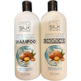 Duo shampoo &amp; condicionador pro silk salon moracan argan adn coconut oil