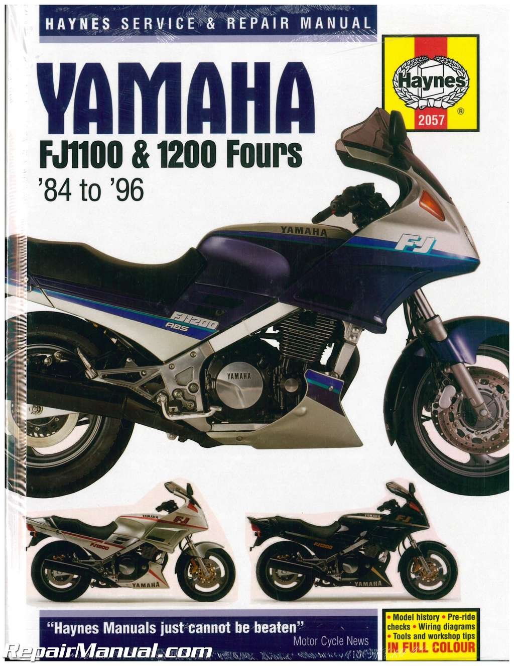 H2057 1984-1996 Yamaha FJ1100 FJ1200 FJ1200A Motorcycle Repair Manual  Paperback – 2004