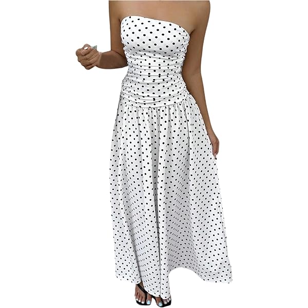 Robe D'été Laundry By Shelli Segal Noire Et Blanc à Pois - Taille 8, Dos Nu Avec Nœud à La Taille