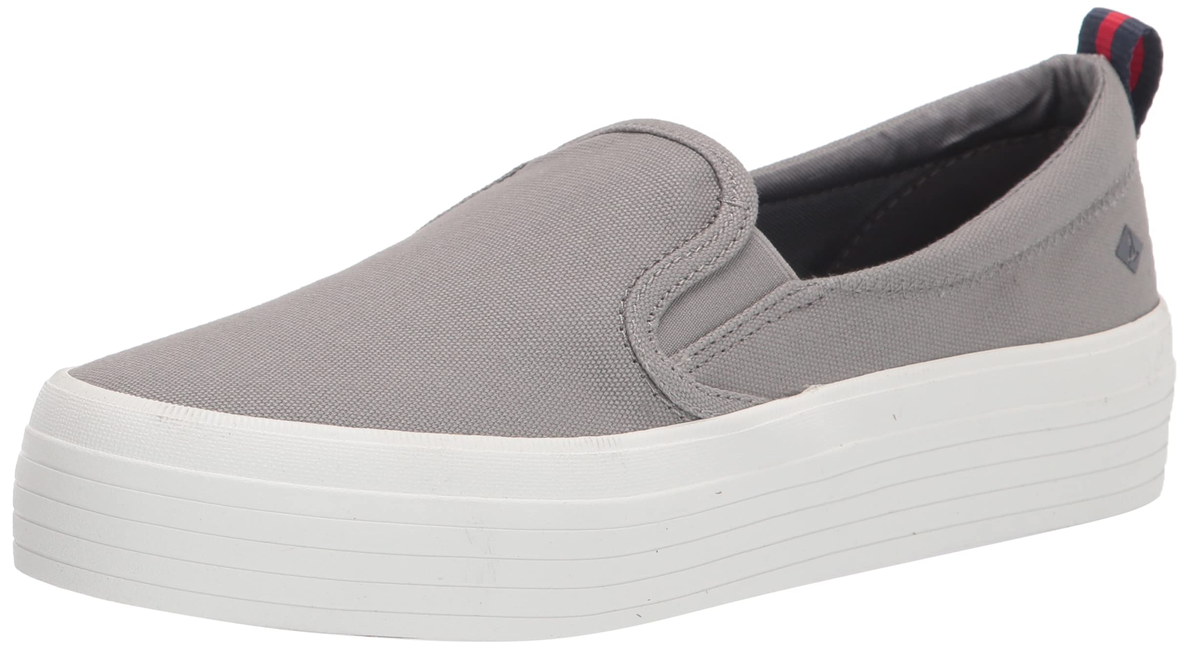 Sperry womens Crest Sneaker, Grey, 9.5 US