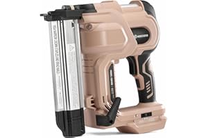 WOODSTARTER Cordless 2-in-1 Nail Gun & Staple Gun(Tool Only), Driving 2 inches 18GA Brad Nailer, 400 Nails, Depth Adjustment, 2 Firing Mode, LED Lights, Compatible with Makita 20V Batteries, Lightweight