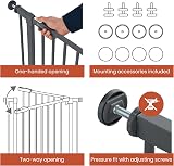 hauck Open N Stop 2 Dark Grey Pressure Fit Baby Gate 75-80 cm view 5