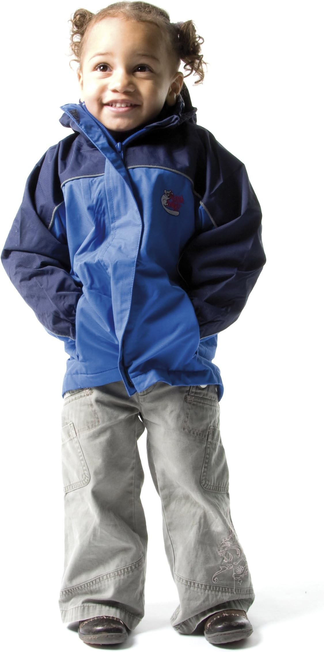 Bush baby blue rip-stop jacket (Design: 3 Jahre)