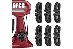 SEARUODIO Cord Organizer for Appliances,Cord Wraps for Electrical Cords,6 Pack Stick- Winder for Kitchen Appliances, Compatible with Mixer, Coffee Maker, Blender, Air Fryer,Kitchen Appliance Cord Organizer