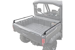 SAUTVS Cargo Bed Rails for Defender, Heavy Duty Combined Cargo Box Side Rails Kit for Can-Am Defender HD5 HD7 HD9 HD8 HD10 MAX 2016-2025 Accessories (Replace #715003444)