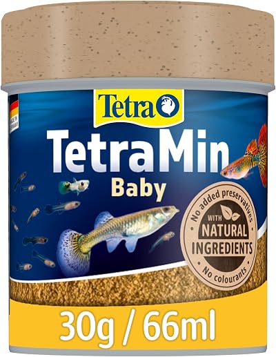 Tetra TetraMin Baby Tropical Fish Food 30g Micro Flakes for Fry