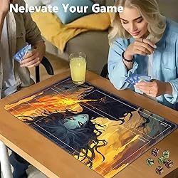 JVGFYNKL for TCG Playmat, Playmat with Zones, 24x14