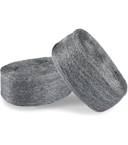 Steel Wool, 3'' X 11Ft, Grade #0000 - #4 Steel Wool Scrubber - Cleaning