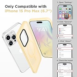 GONEZ Magnetic for iPhone 15 Pro Max