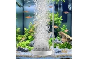 BLOTFISH Fish Tank Bubbler Aquarium Air Stones, 4 Inch Nano Super-High Dissolved Oxygen Diffuser Makes Super Tiny Bubble Aerator for Fish Tank Air Pump Hydroponics