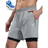 Nepest Men’s 4D Padded Mountain Bike Shorts MTB Cycling Biking Bicycle Riding Shorts with Zipper Pockets