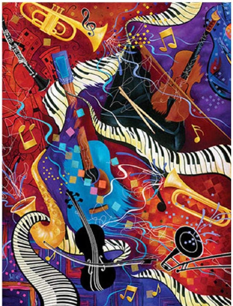 Jigsaw Puzzles 1000 Pieces for Adults- Abstract Music Art Pattern -1 - Entertainment Wooden Puzzles Toys