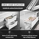 AOLISHENG 250mm Drawer Runners Side Mount Ball Bearing Full Extension 45mm view 4
