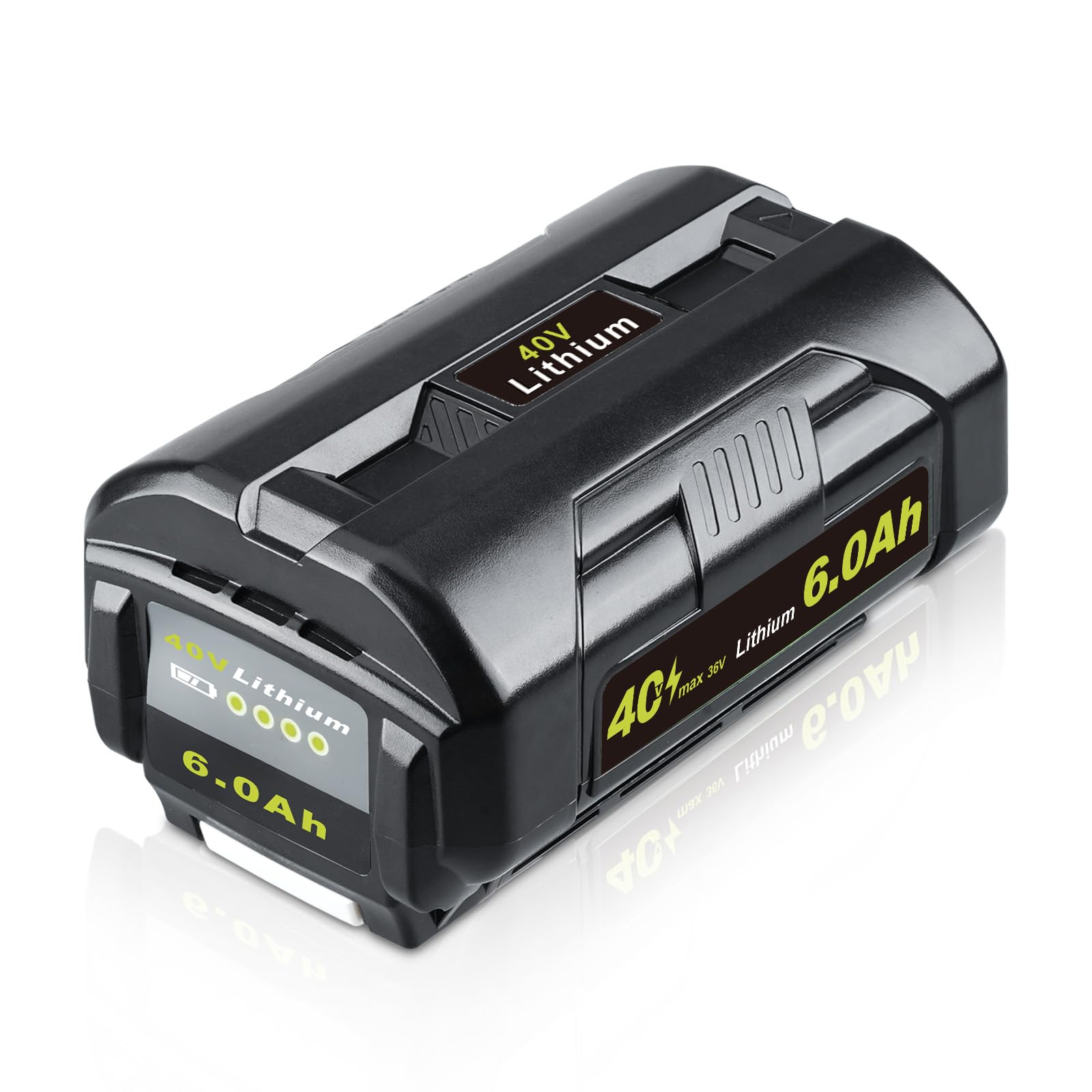 Photo 1 of Masione Upgraded 6.0Ah Lithium-ion Replacement for Ryobi 40V Battery Compatible with Ryobi Battery OP4026A OP4015 OP4040 OP40201 OP4050A OP4015 OP40261 OP4030 OP40401 OP4060 Power Tools