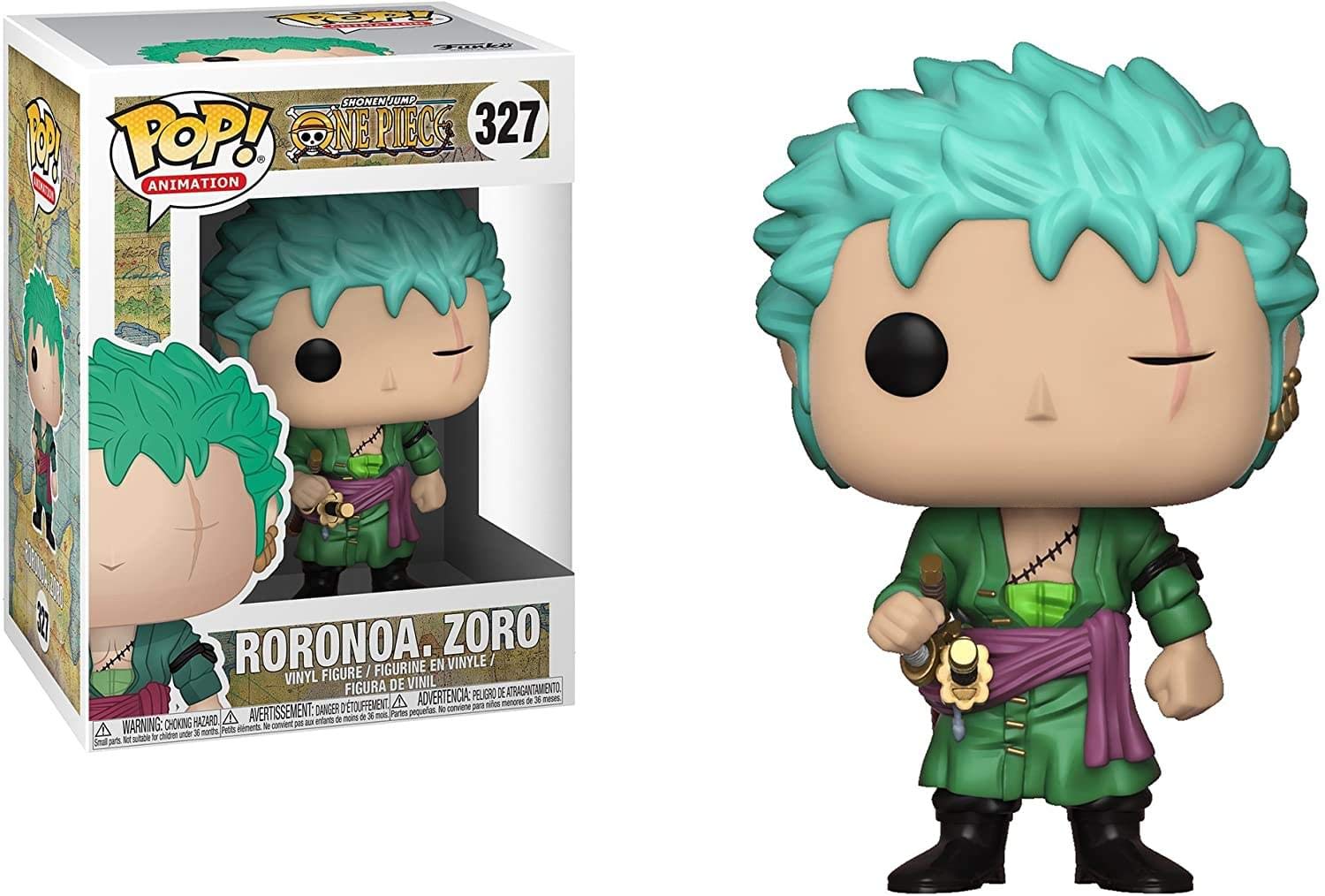 Funko POP! Animation: One Piece : Roronoa Zoro - Collectable Vinyl Figure - Gift Idea - Official Merchandise - Toys for Kids & Adults - Anime Fans - Model Figure for Collectors and Display — image 1