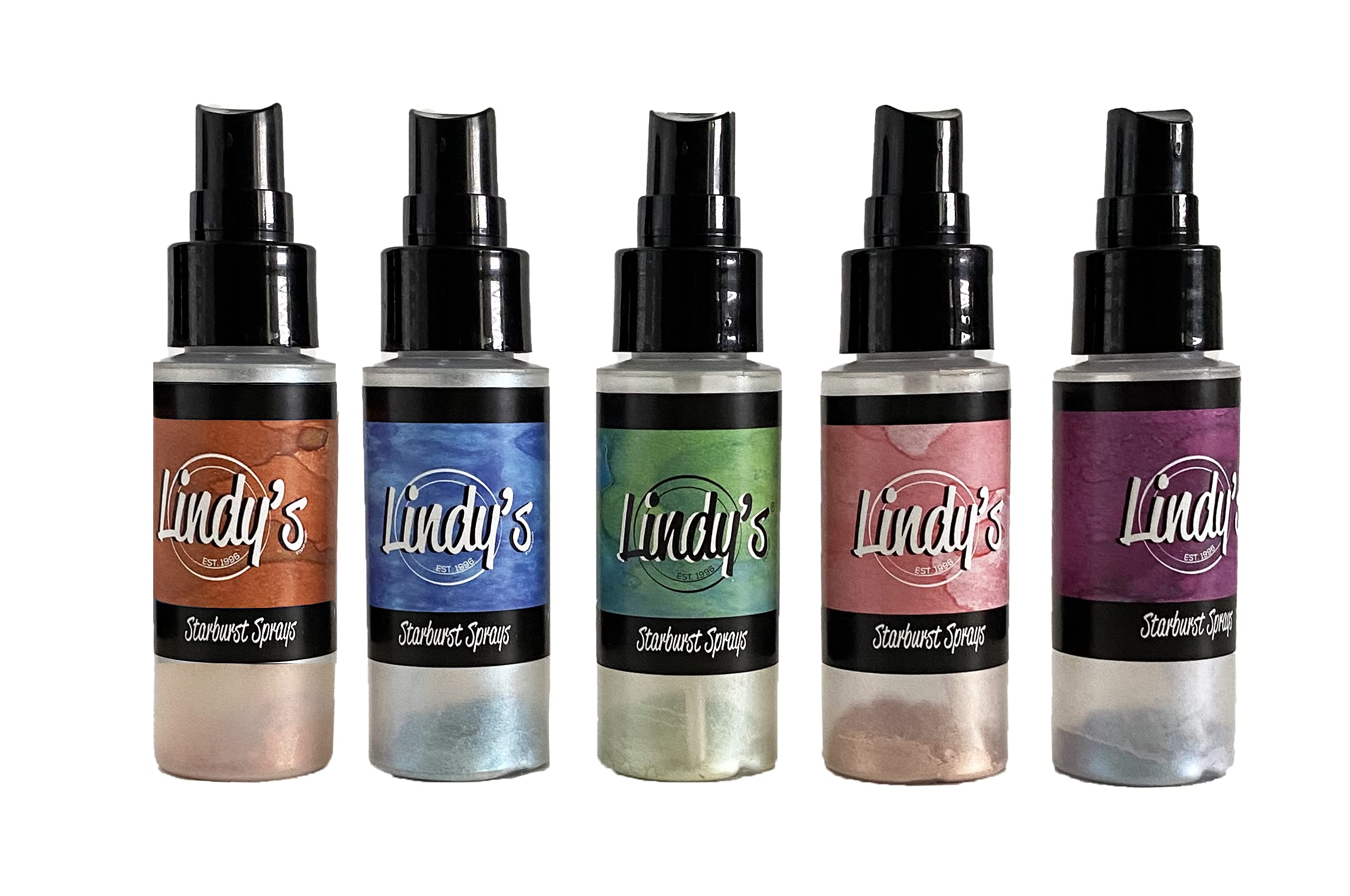 Lindy's Stamp Gang Starburst Sprays 2oz 5/Pkg-Victorian Bouquet
