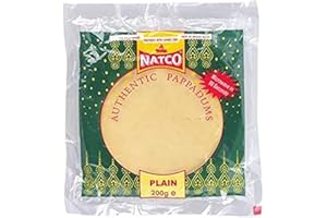 Natco Plain Pappadums - 200g